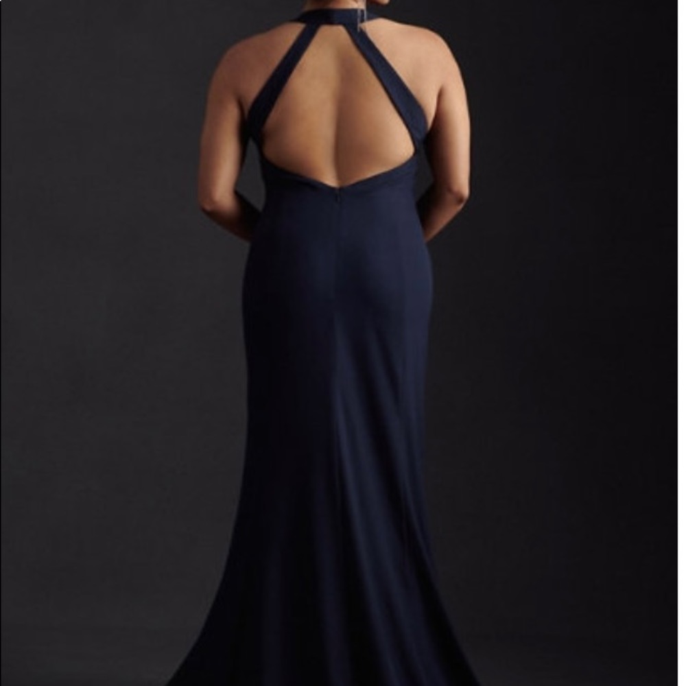 Bhldn Seraphina Crepe Maxi Dress - Midnight
